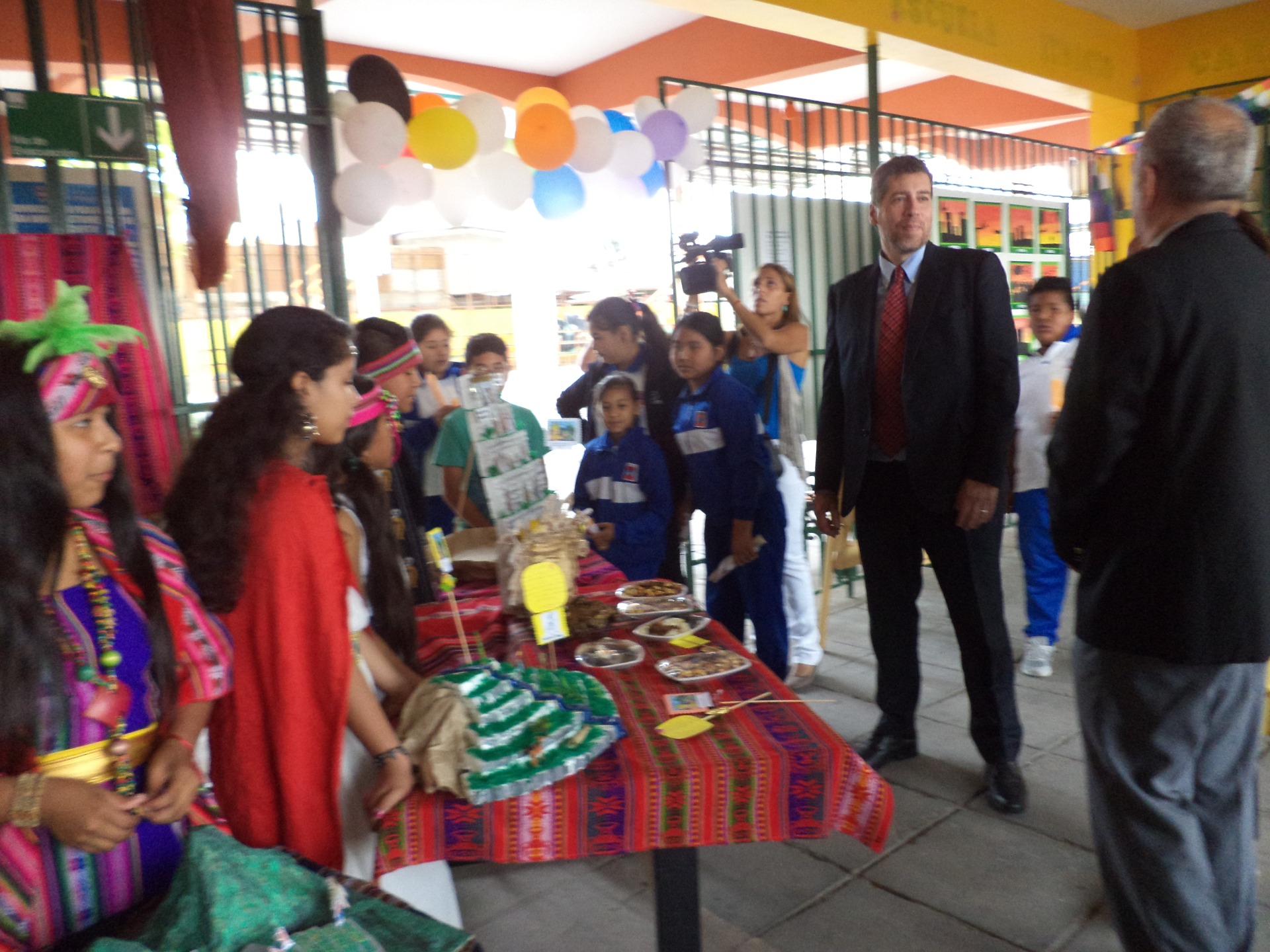 Visita de Don Dario Marambio Nuñez, Jefe DAEM Arica.